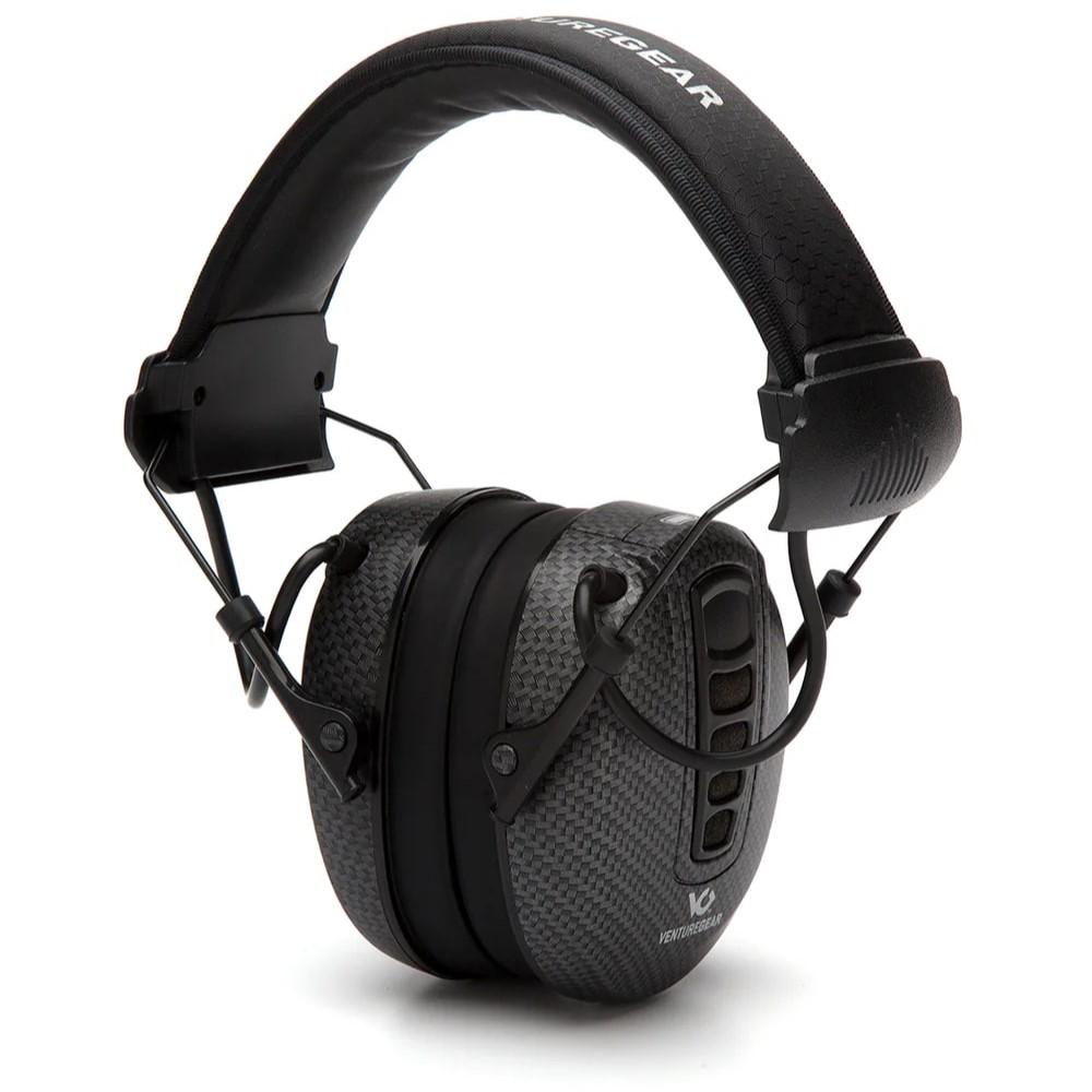 Pyramex Clandestine Electronic Earmuff 24dB NRR Black Graphite Pattern