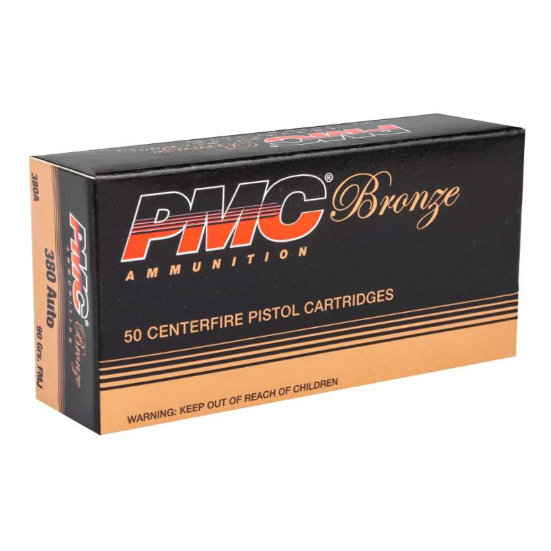 PMC Bronze 380 ACP 90 gr Full Metal Jacket (FMJ)