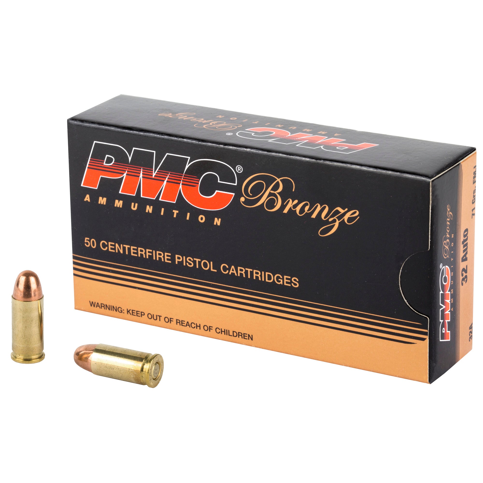 PMC Bronze .32 ACP 71gr FMJ Ammo