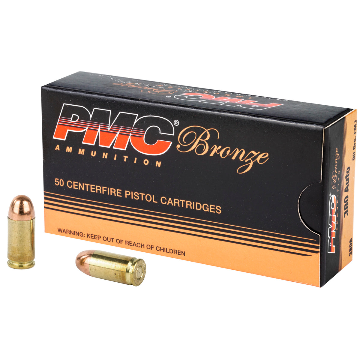 PMC Bronze 380 ACP 90 gr Full Metal Jacket (FMJ)