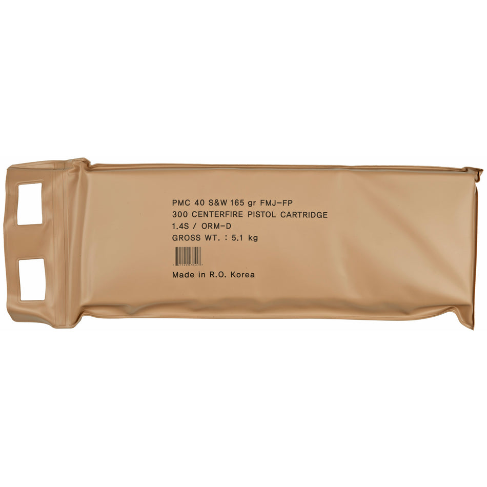 PMC 40DBP Bronze Battle Pack 40 S&W 165 gr Full Metal Jacket (FMJ)