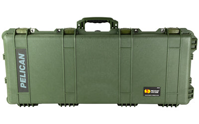 Pelican 1700 Protector Long Case, OD Green, Interior 39"x19"x7", Watertight Hard Case