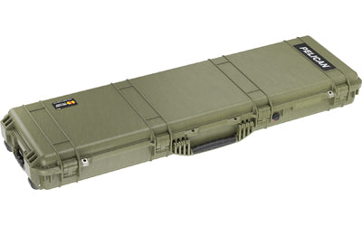 Pelican 1750 Protector Long Case, OD Green, 53.60"x16.05"x6.13", Watertight with Wheels