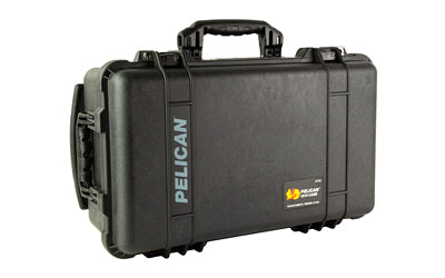 Pelican 1510 Protector Carry-On Case, Black, 22"x13.81"x9", Watertight with Trolley Handle