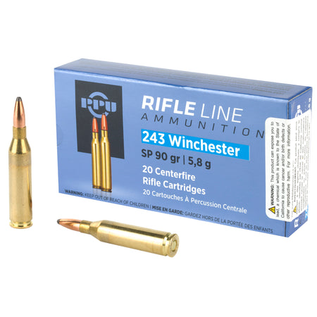 Prvi Partizan PP2431  Soft Point SP 90 Grain .243 Winchester