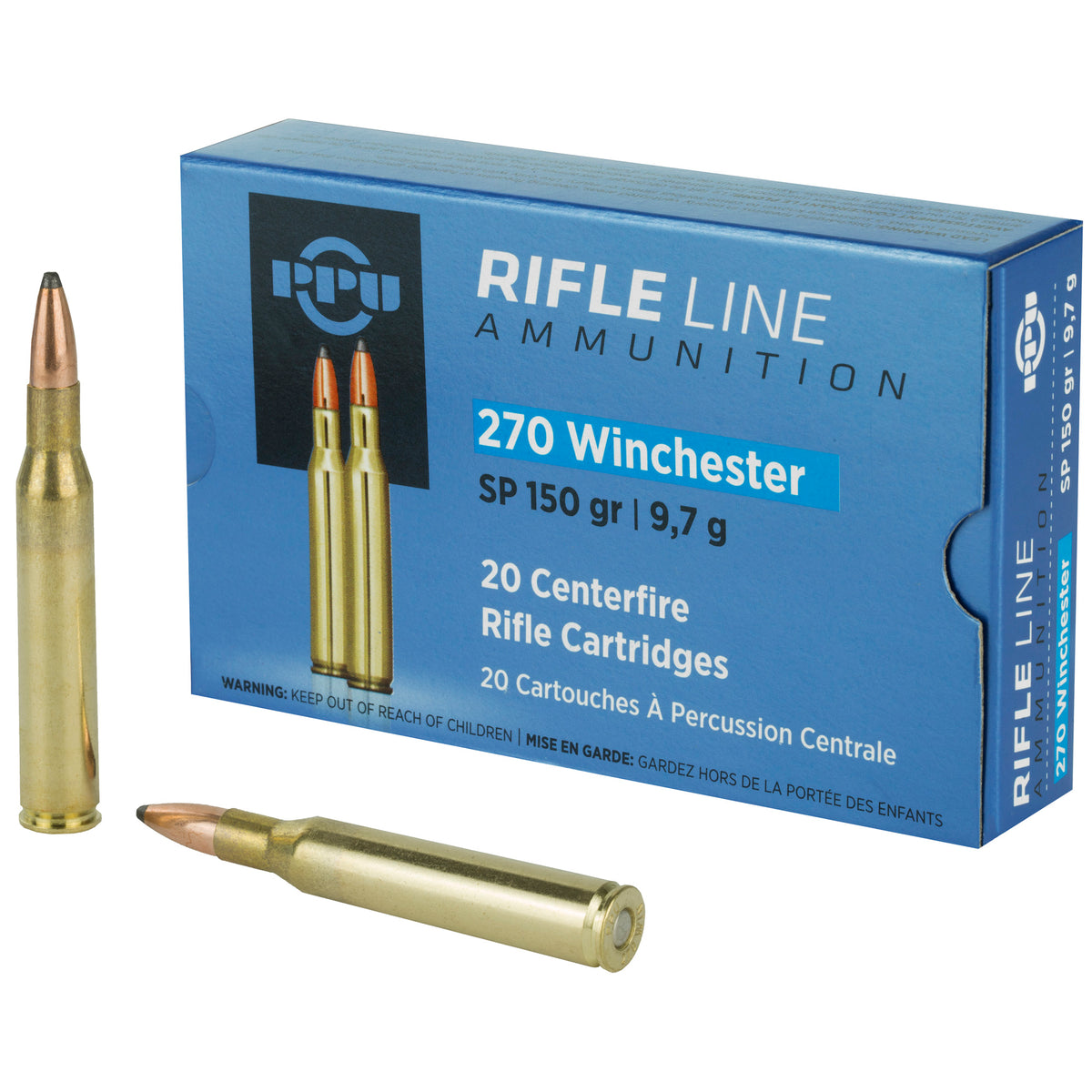 Prvi Partizan PP2702  Soft Point SP 150 Grain .270 Winchester