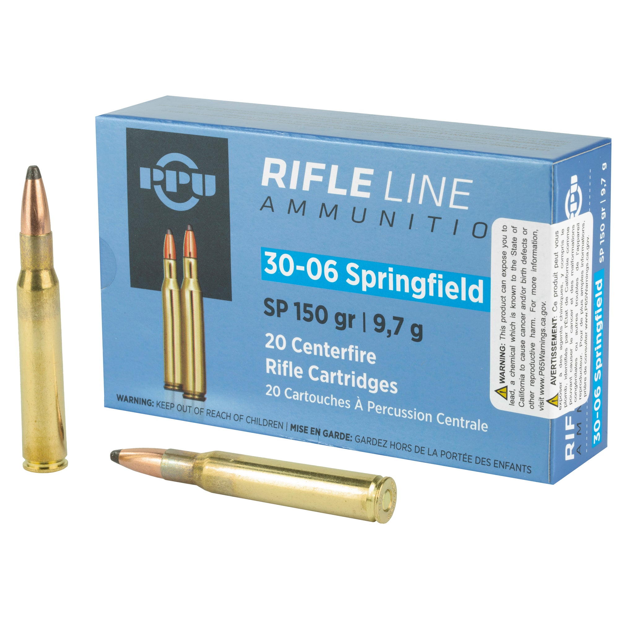 Prvi Partizan PP30061  Soft Point SP 150 Grain .30-06 Springfield