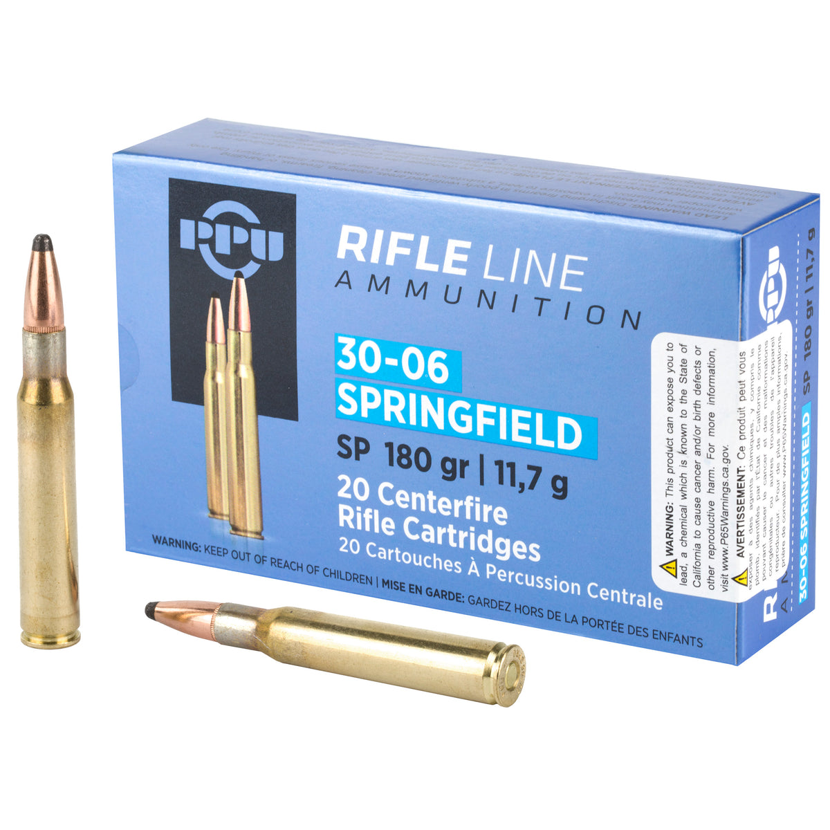 Prvi Partizan PP30063  Soft Point SP 180 Grain .30-06 Springfield