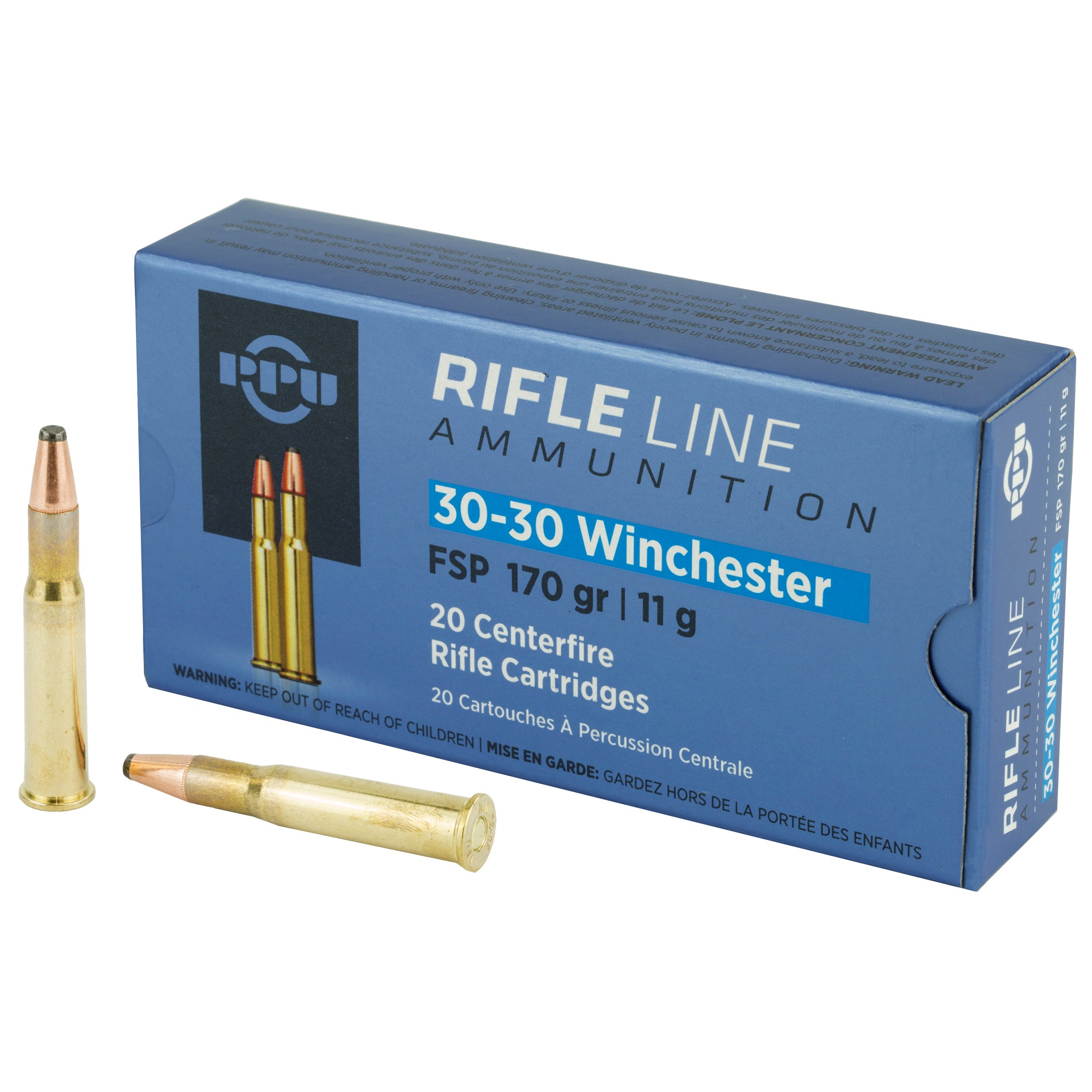 Prvi Partizan PP30302  Flat Soft Point  170 Grain .30-30 Winchester