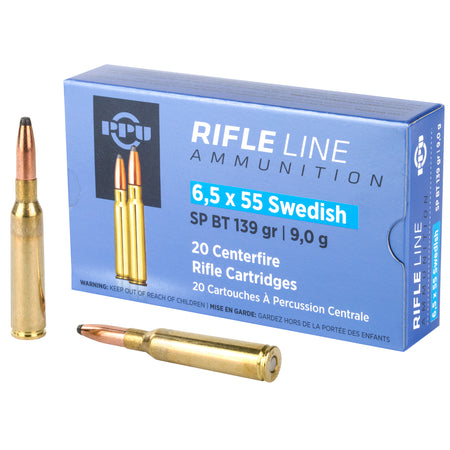 Prvi Partizan PP6SWS  Soft Point SP 139 Grain 6.5x55mm Swedish