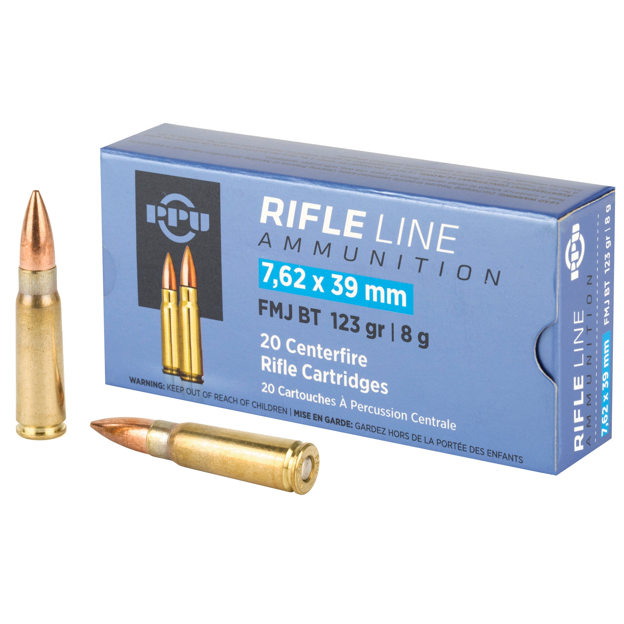 Prvi Partizan Rifle 7.62x39mm 123 gr FMJ ammo