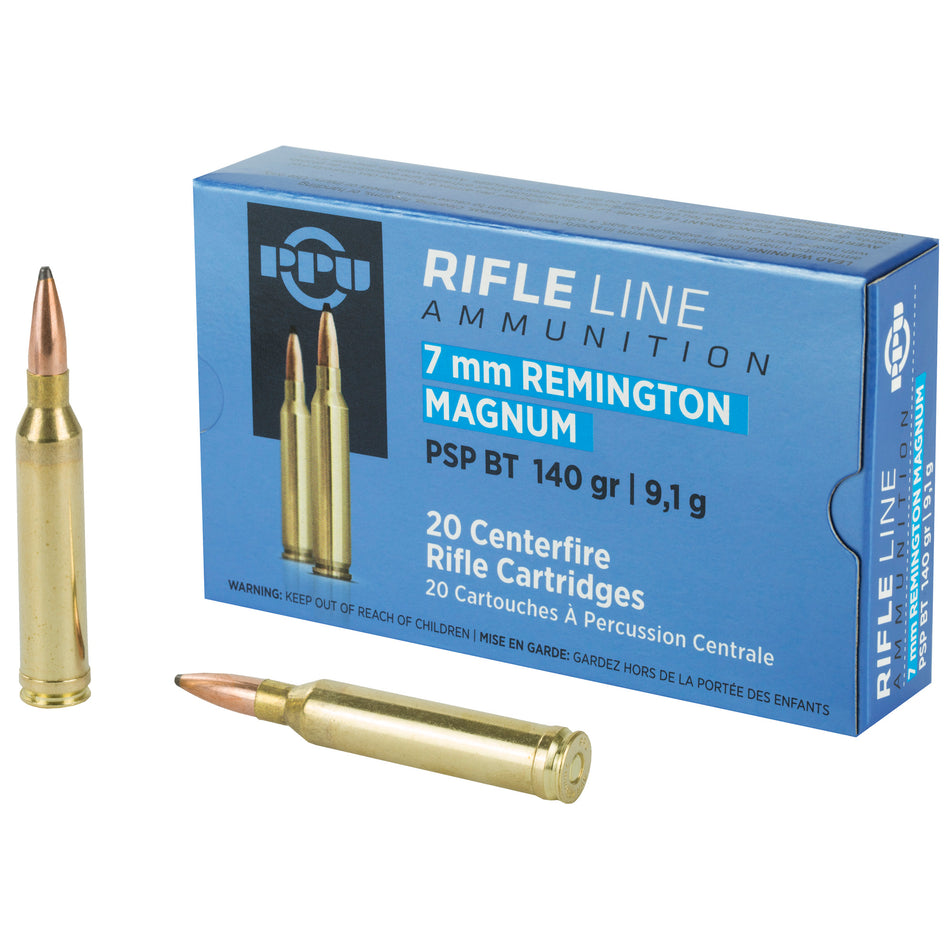 Prvi Partizan PP7RM1  Pointed Soft Point PSP 140 Grain 7mm Remington Mag