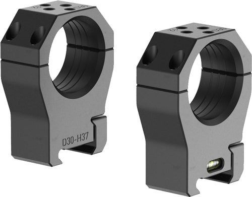 Audere PSR Scope Rings 30mm Gen III with Level High Black