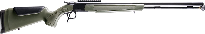 CVA Optima 50 Cal 26" Muzzleloader with Picatinny Rail - Black/Green