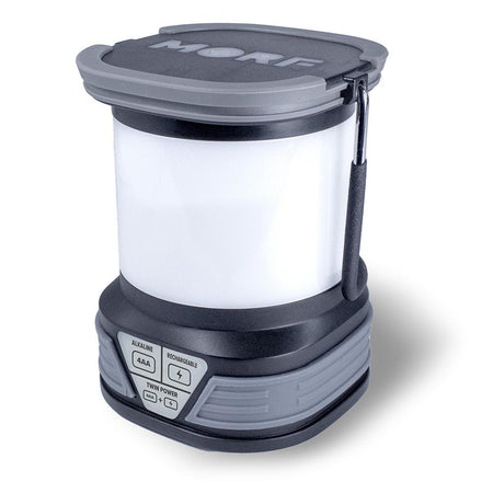 Police Security Flashlights Twin Power 400 Lumen Rechargeable Lantern Black