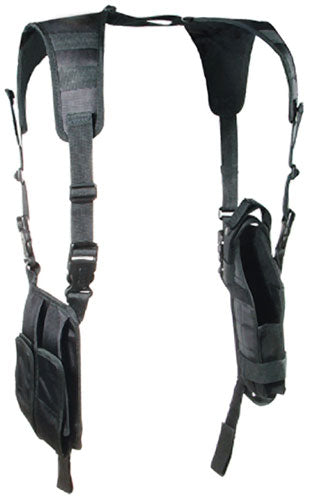 UTG LE Vertical Shoulder Holster Black Nylon