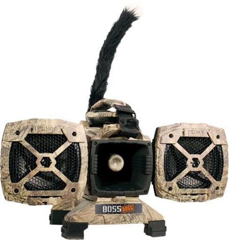 Primos Boss Dogg Electronic Predator Call with Wireless Decoy and 200-Yard Remote