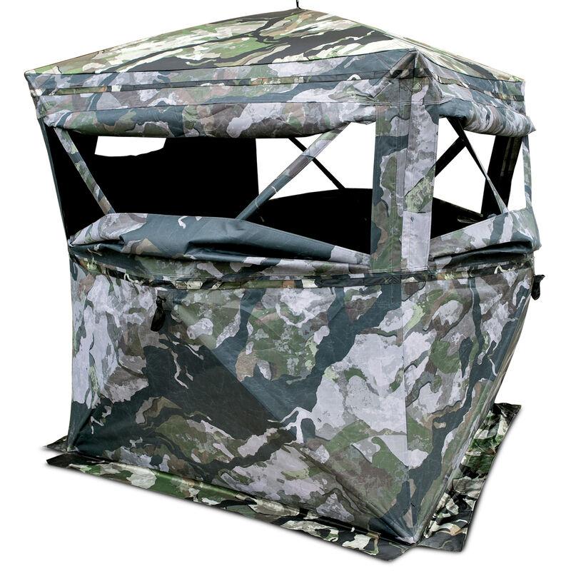 Primos Full Frontal One-Way See-Through Hunting Ground Blind with Adjustable Windows