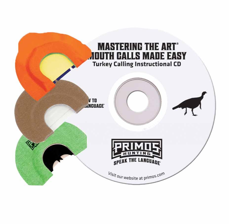 Primos Mastering the Art Turkey Mouth Call Pak with CD