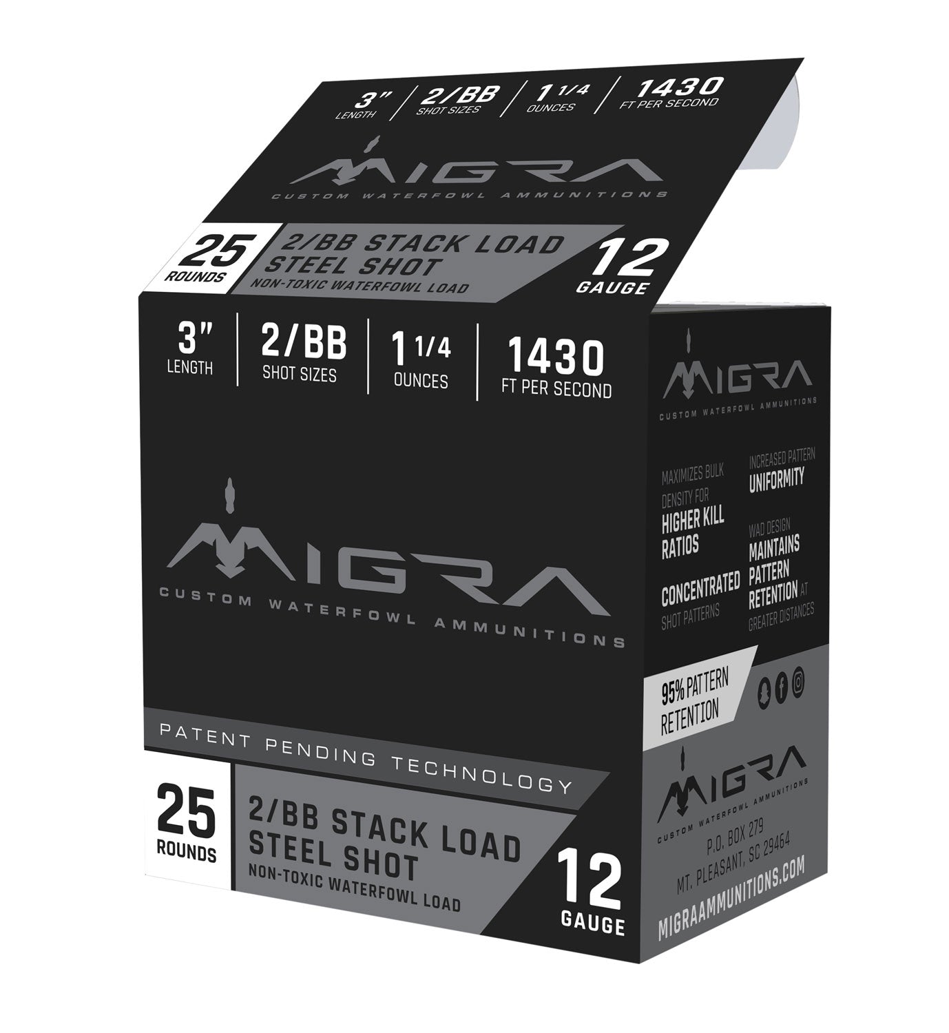 Migra Staxd Combinational Hunting 12 Gauge 3 in / 3 in BB / 2 1-1/4 oz