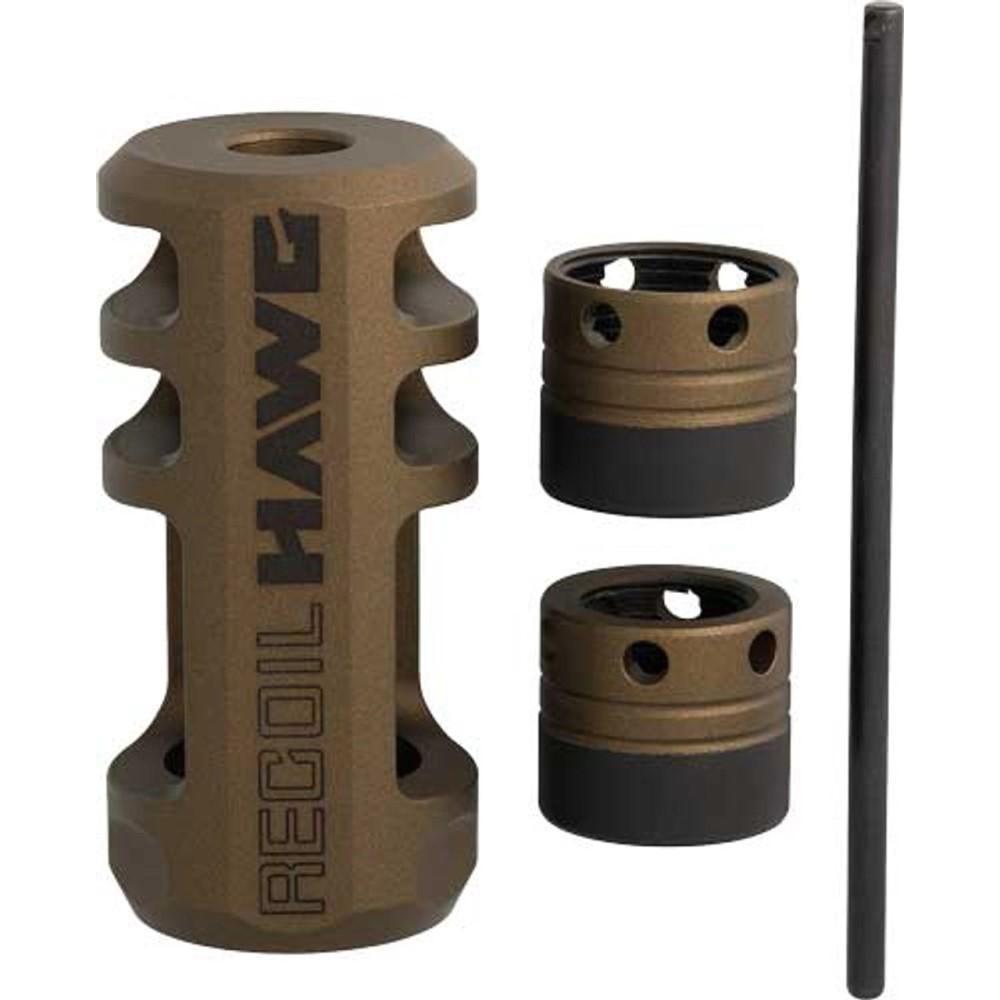 Browning Recoil Hawg Standard Muzzle Brake Smoked Bronze 5/8x24 and 1/2x28