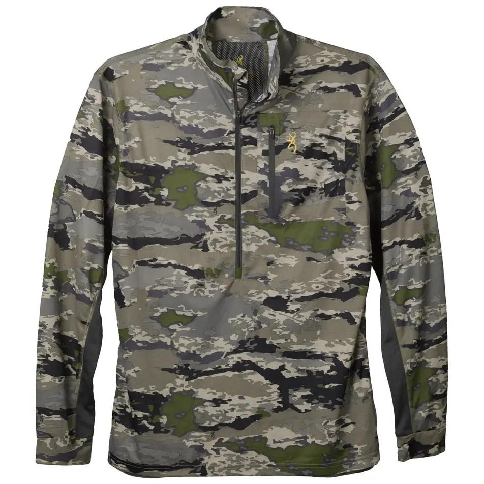 Browning Early Season 3/4 Zip Hunting Shirt Ovix Camo Size XL