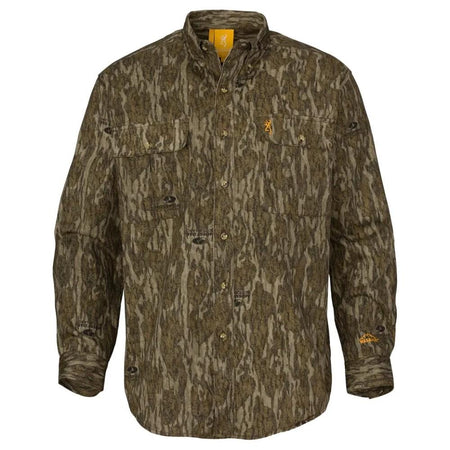 Browning Wasatch-CB Button-Front Shirt 2 Pocket Mossy Bottomland XL