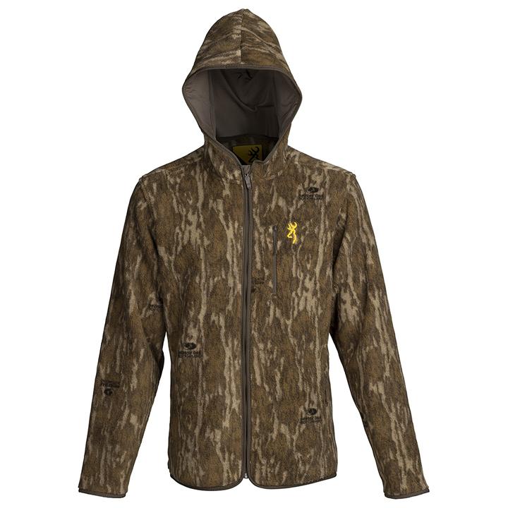 Browning Fleece 2.0 Jacket Mossy Oak Bottomland Camo Small