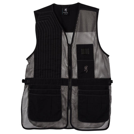 Browning Trapper Creek Mesh Shooting Vest Grey Small