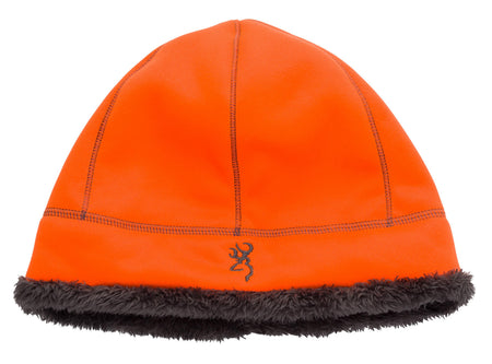 Browning Wicked Wings High Pile Fleece Beanie Blaze Charcoal