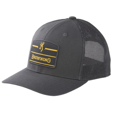 Browning Primer Cap Carbon - Flexfit 110 Snap Closure Mesh Back Hat