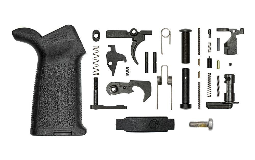 Aero Precision AR15 MOE Lower Parts Kit with Magpul MOE Grip Black