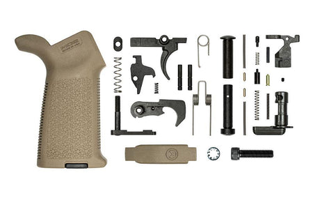 Aero Precision AR15 MOE Lower Parts Kit in FDE