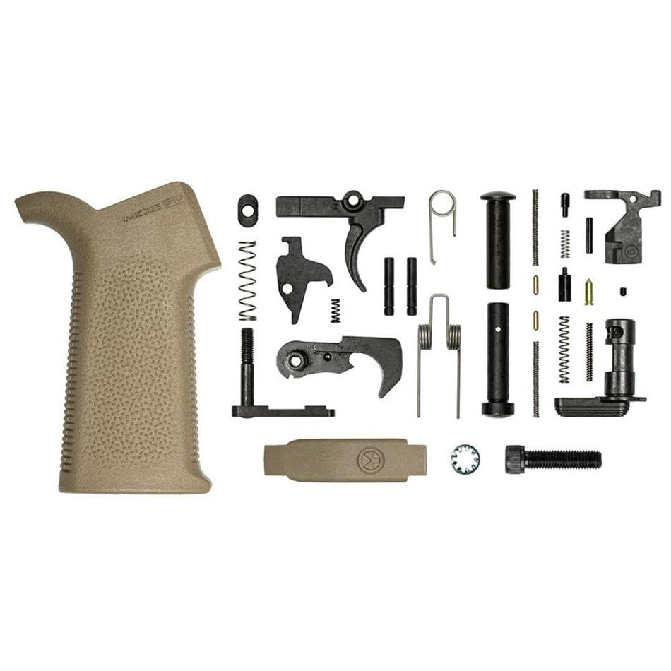 AR15 Lower Parts Kit with MOE SL Stock FDE