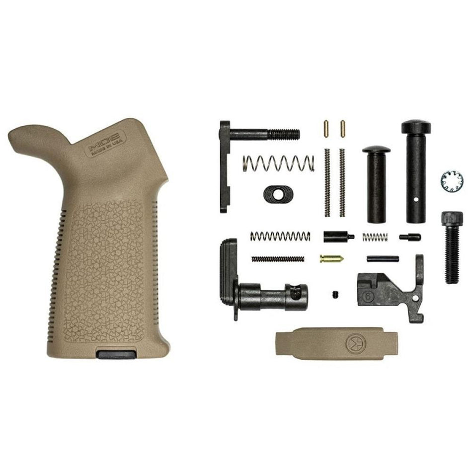AR15 MOE Lower Parts Kit Minus Fire Control Group - FDE