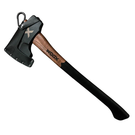 WOOX Forte AX Hickory Handle Hatchet with Leather Edge Cover