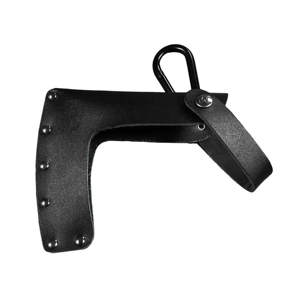 WOOX AX Volante Axe Blade Sheath Heavy Duty Leather w/ Carabiner