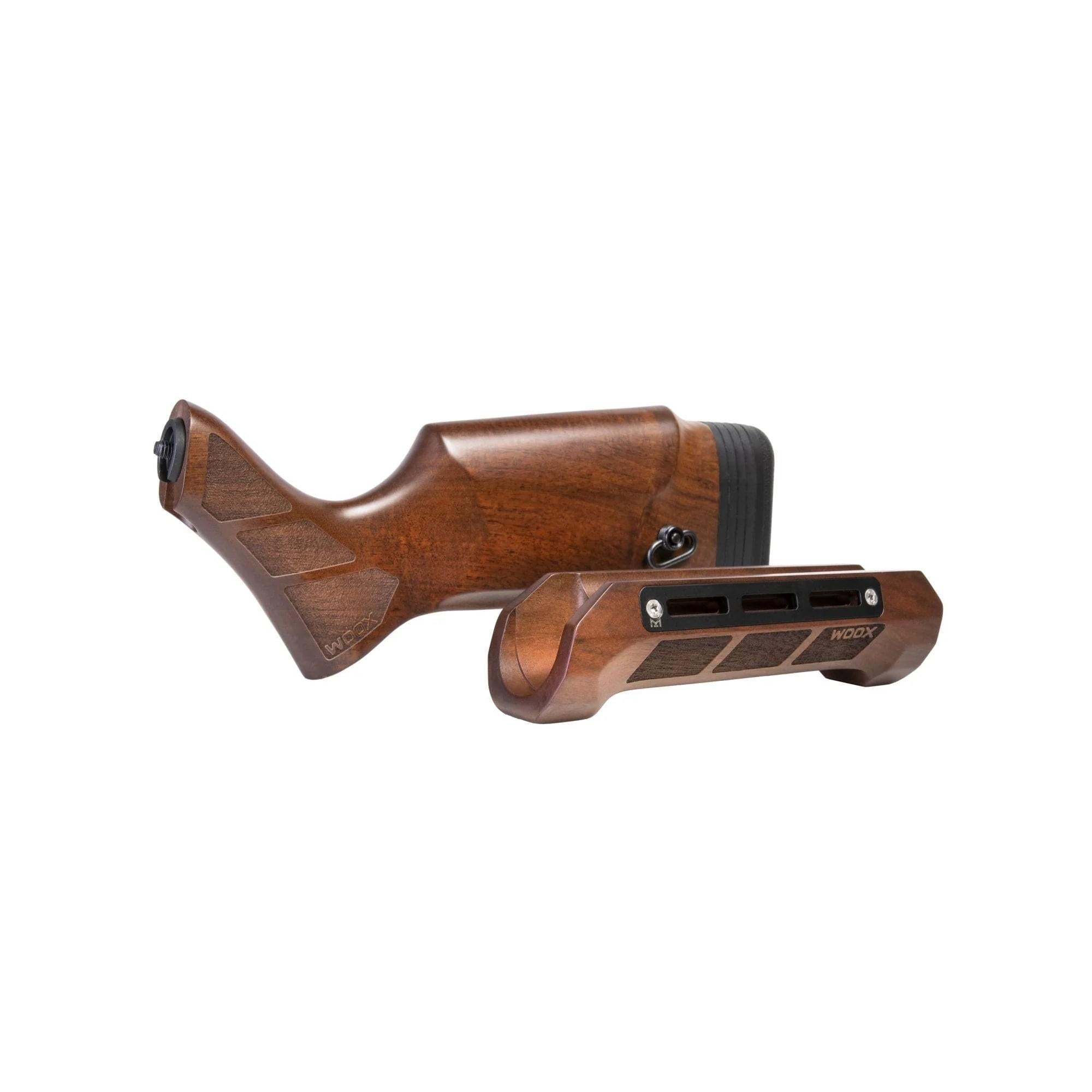 WOOX Gladiatore Walnut Stock and Forend Kit for Mossberg 500 6.75in Action Tube