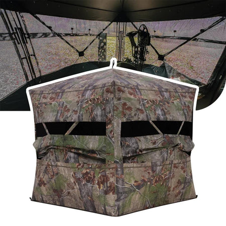Barronett Blinds Grandview Hub Ground Blind Bloodtrail Backwoods Camo