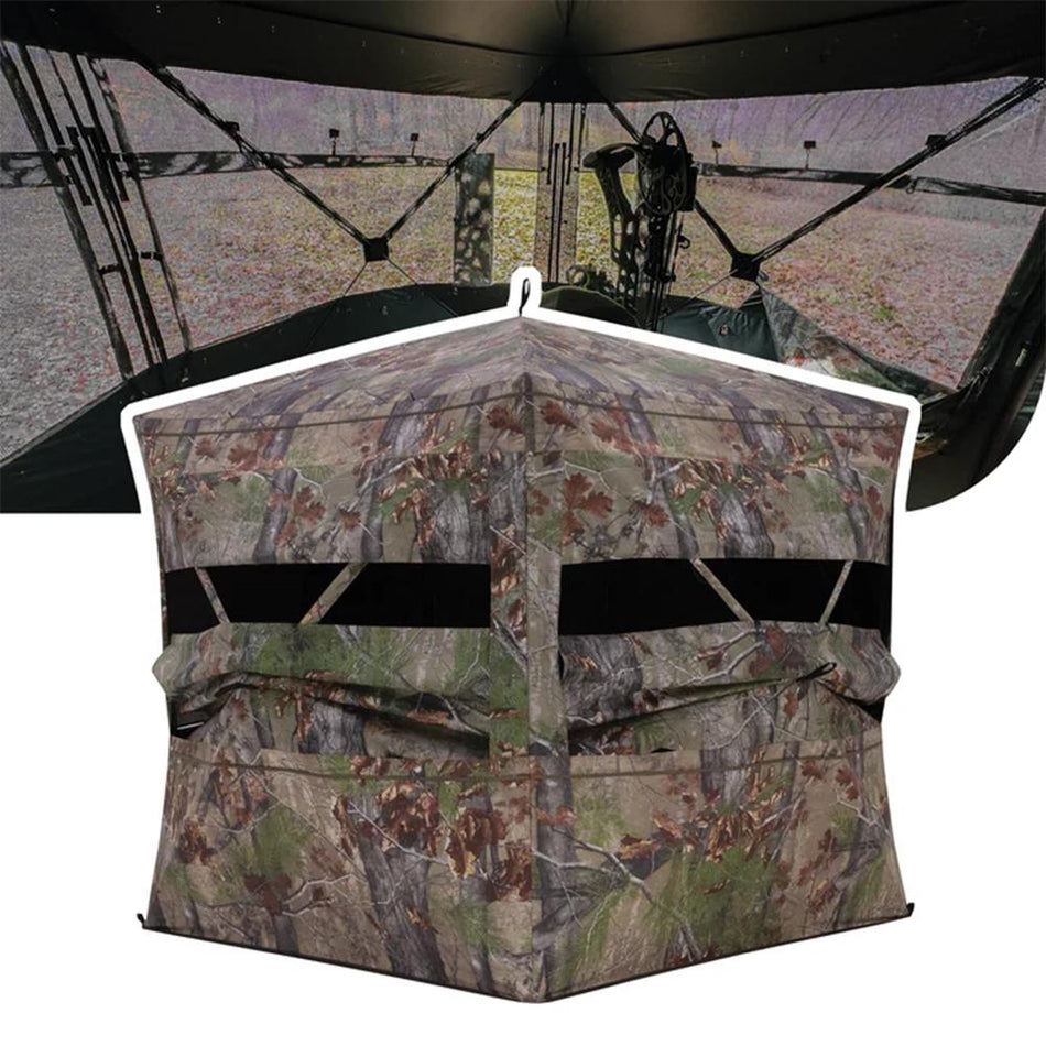 Barronett Blinds Grandview Hub Ground Blind Bloodtrail Backwoods Camo
