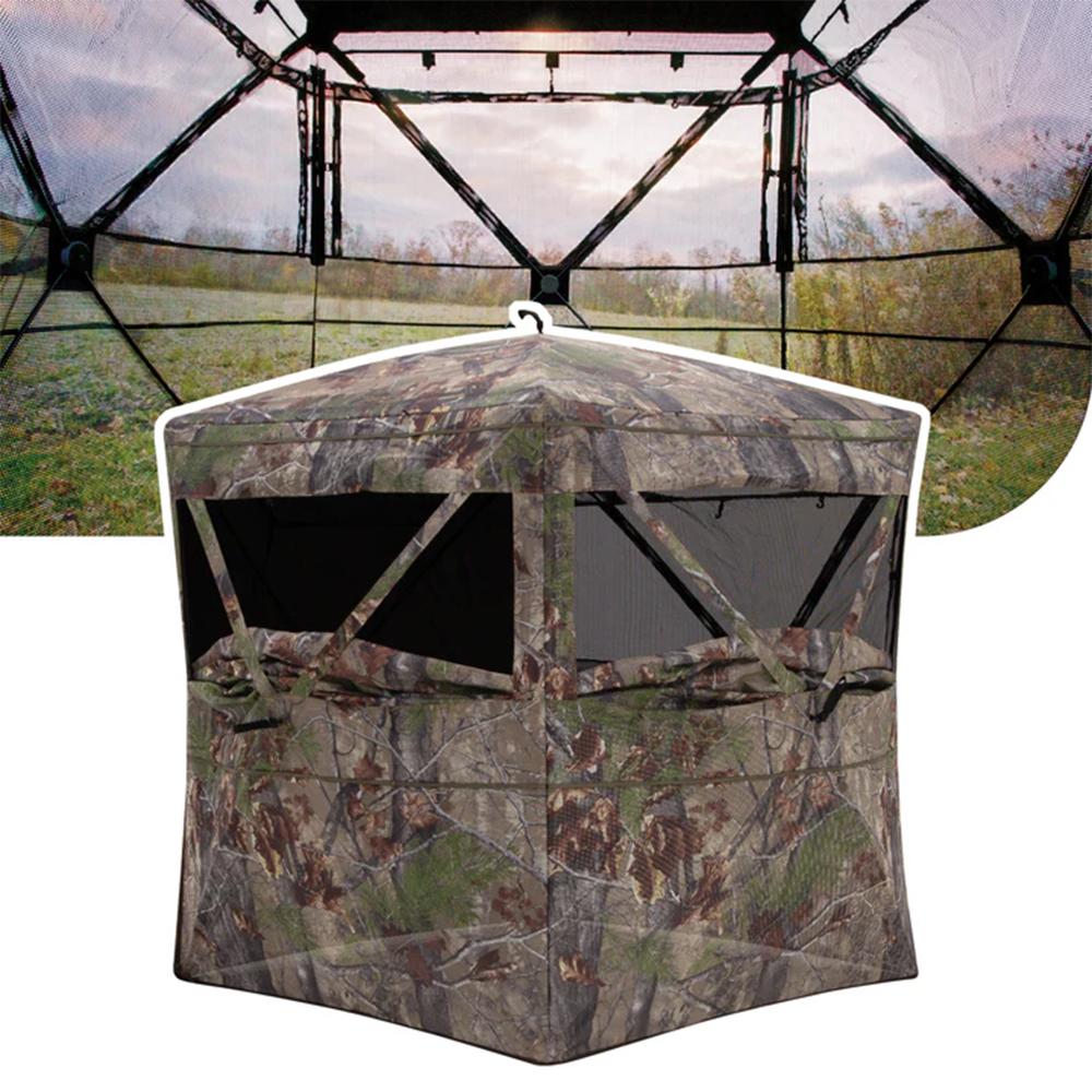 Barronett Blinds Insight See-Through Ground Blind in Bloodtrail Backwoods Camo