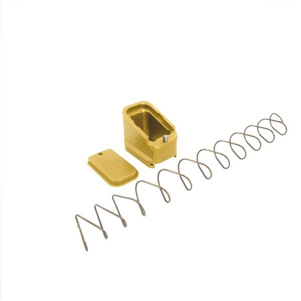 Shield Arms Magazine Extension +5/+4 for Glock 17/22/34/35/19X/45 Gold Finish