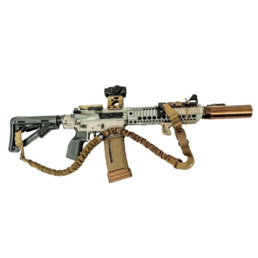 Shield Arms Mountain Partisan Two-Stage Firearm Sling Montana Mud with Kevlar Loops