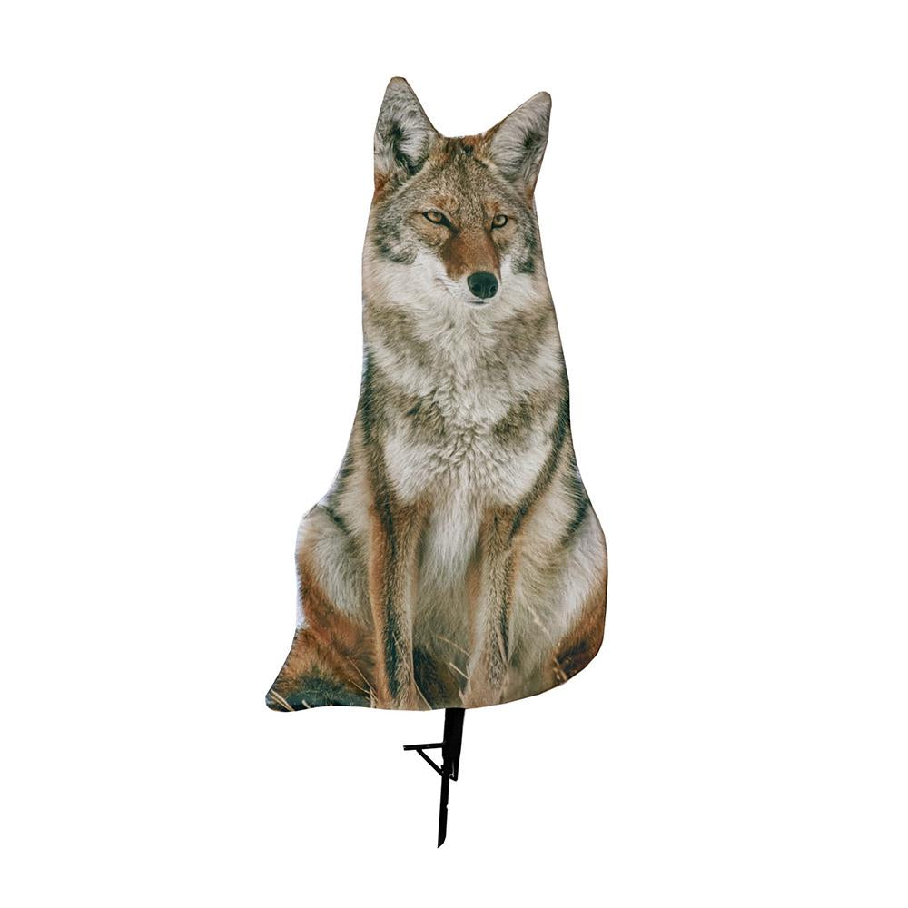 Montana Decoy Sitting Coyote Hunting Decoy with Leg Pole