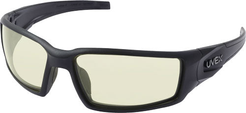 Howard Leight Hypershock Shooting Glasses Black Frame Amber Lens