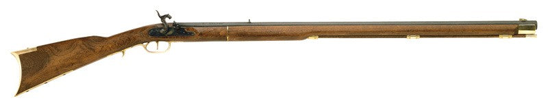 Traditions P1060 Kentucky Pistol Single Shot 50 Cal Percussion Color Case Hardened Frame Blued Barrel Walnut Grip