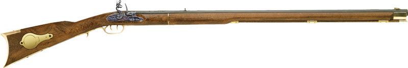 Traditions Deluxe Kentucky Flintlock Rifle 50 Cal 33.5" Blued Barrel Wood Stock Double Set Triggers