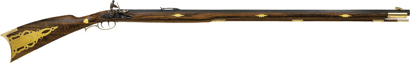 Traditions Pennsylvania Flintlock Rifle 50 Cal 33.5" Blued Barrel Wood Stock Muzzleloader