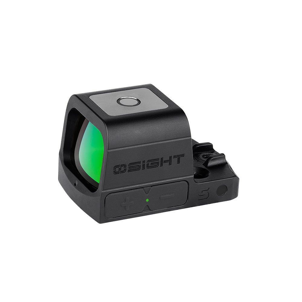 Osight S Black Anodized 1x Red Dot Sight 2 MOA Dot and 32 MOA Circle Reticle