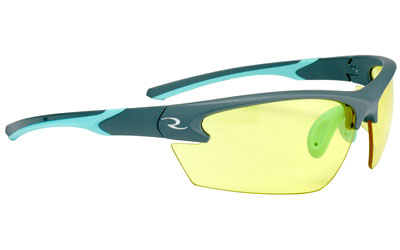 Radians Lowset Ladies Safety Glasses, Aqua Frame, Amber Lens WS2340CS